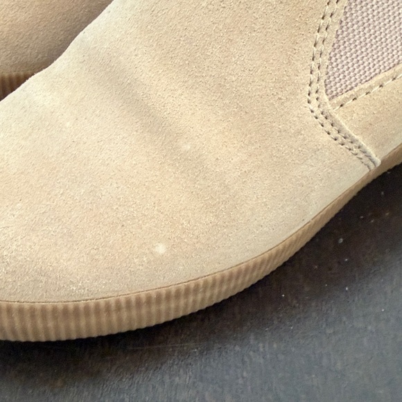 Sorel Evie Women's Tan Suede Ankle Booties. - Picture 7 of 8